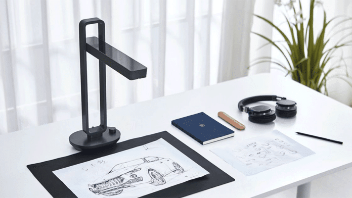 AURA: Lamp that scans books and objects