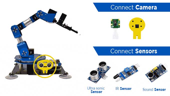 PiArm: Connect Multiple Accessories