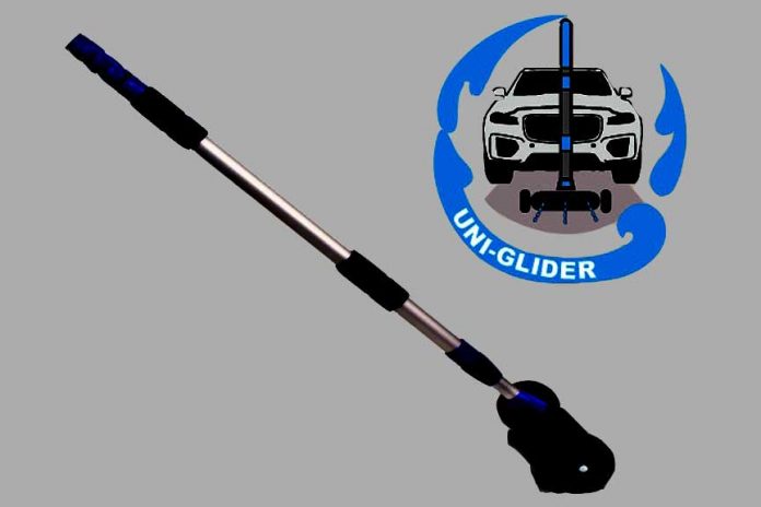 Uni-Glider: A portable undercarriage washer for vehicles