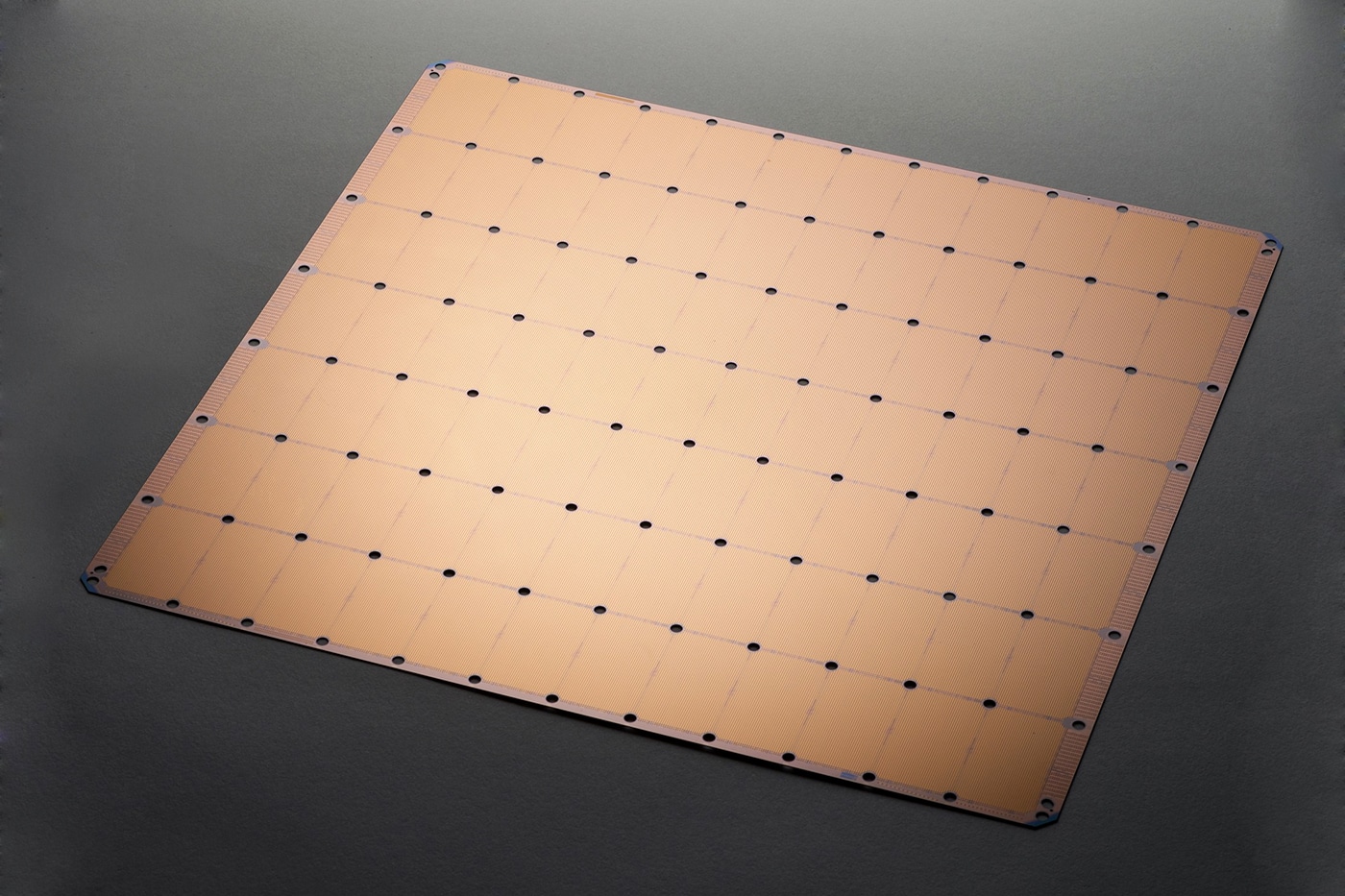 The Wafer Scale Engine (WSE) chip is about the size of an iPad.