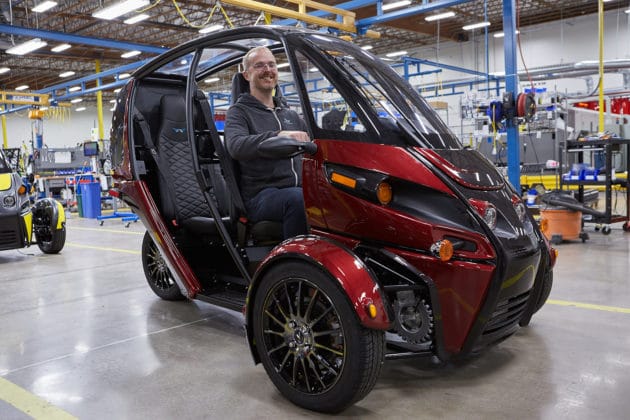 Arcimoto has announced the start of sales of the Fun Utility Vehicle (FUV)