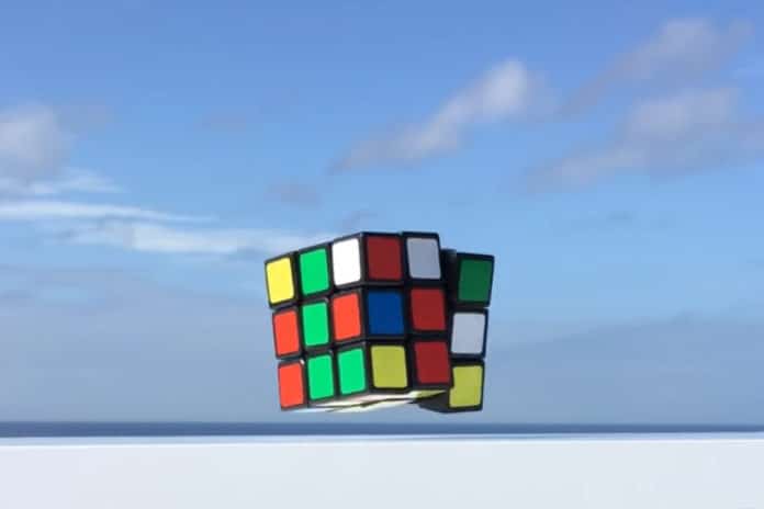 Self-Solving Rubik's Cube
