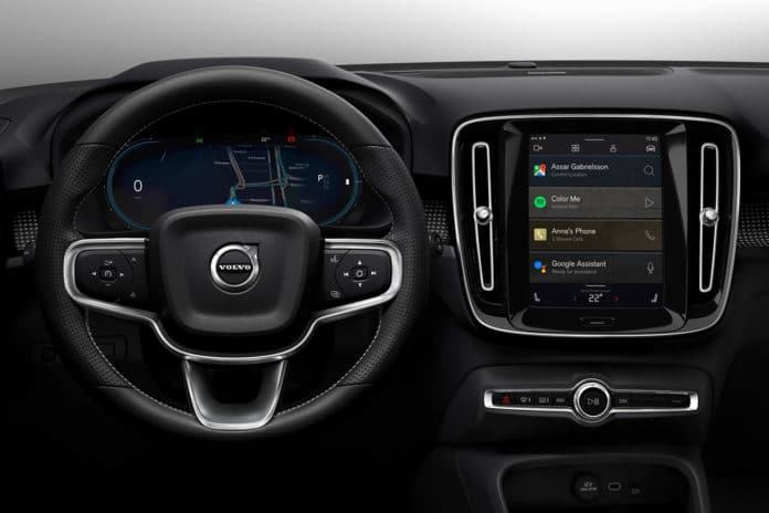 Fully electric Volvo XC40 introduces brand new infotainment system powered by Android with Google technologies built-in