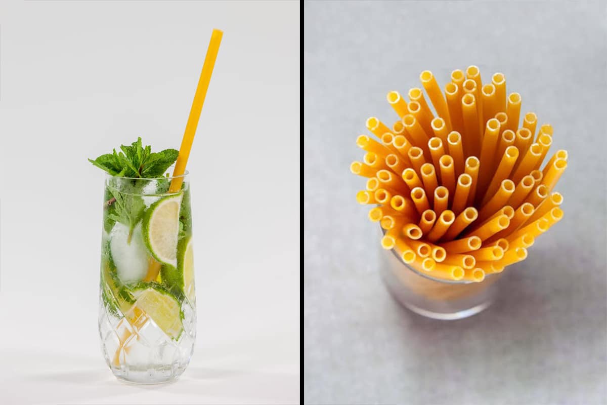 100% biodegradable pasta straws to help the planet