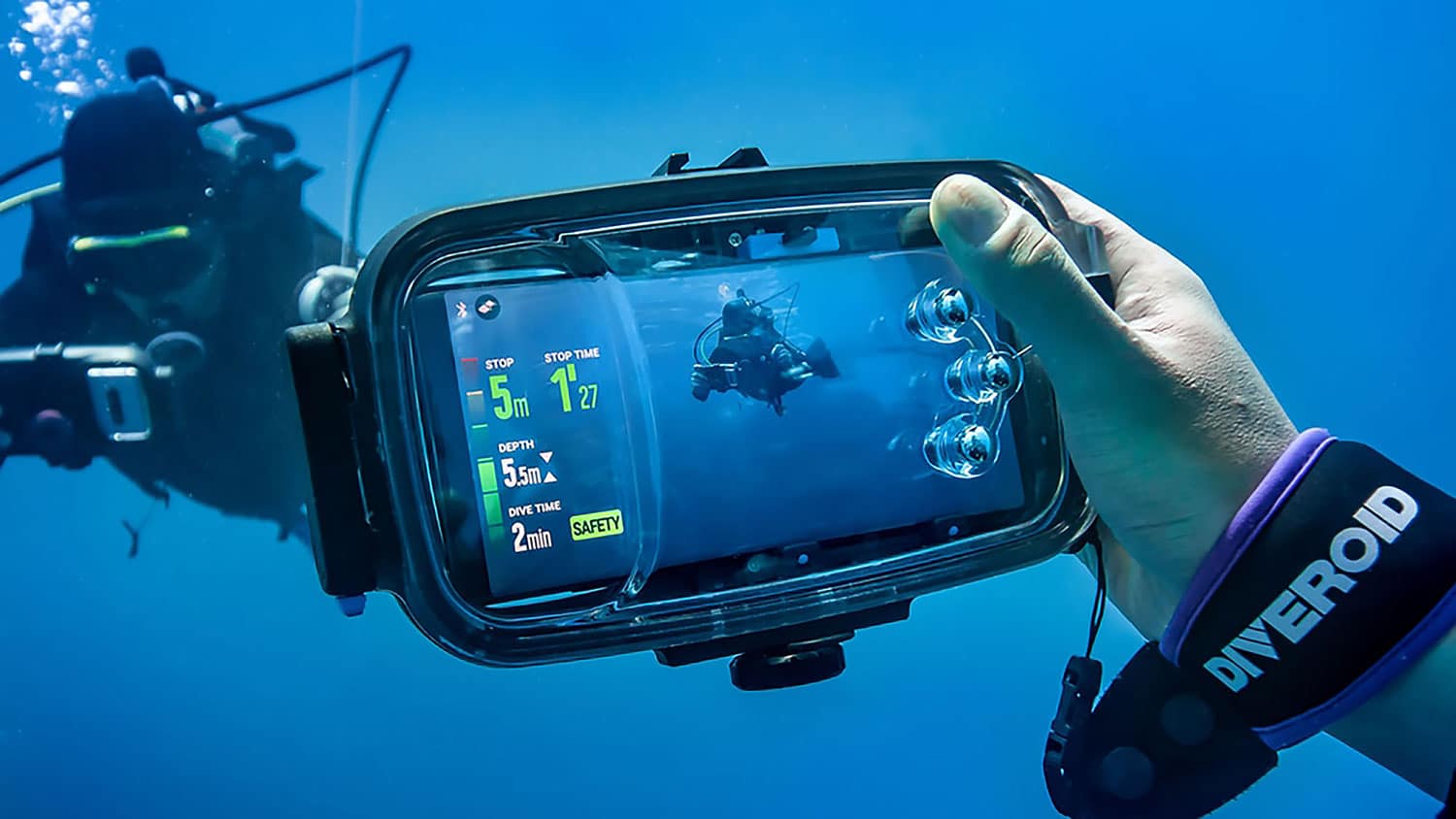 DIVEROID, Turn your smartphone into an All-in-one Dive gear.