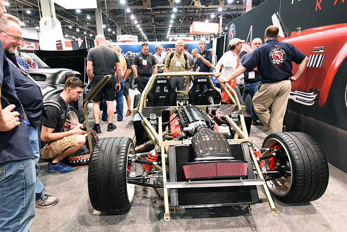 The new F9R chassis prototype at SEMA 2019.