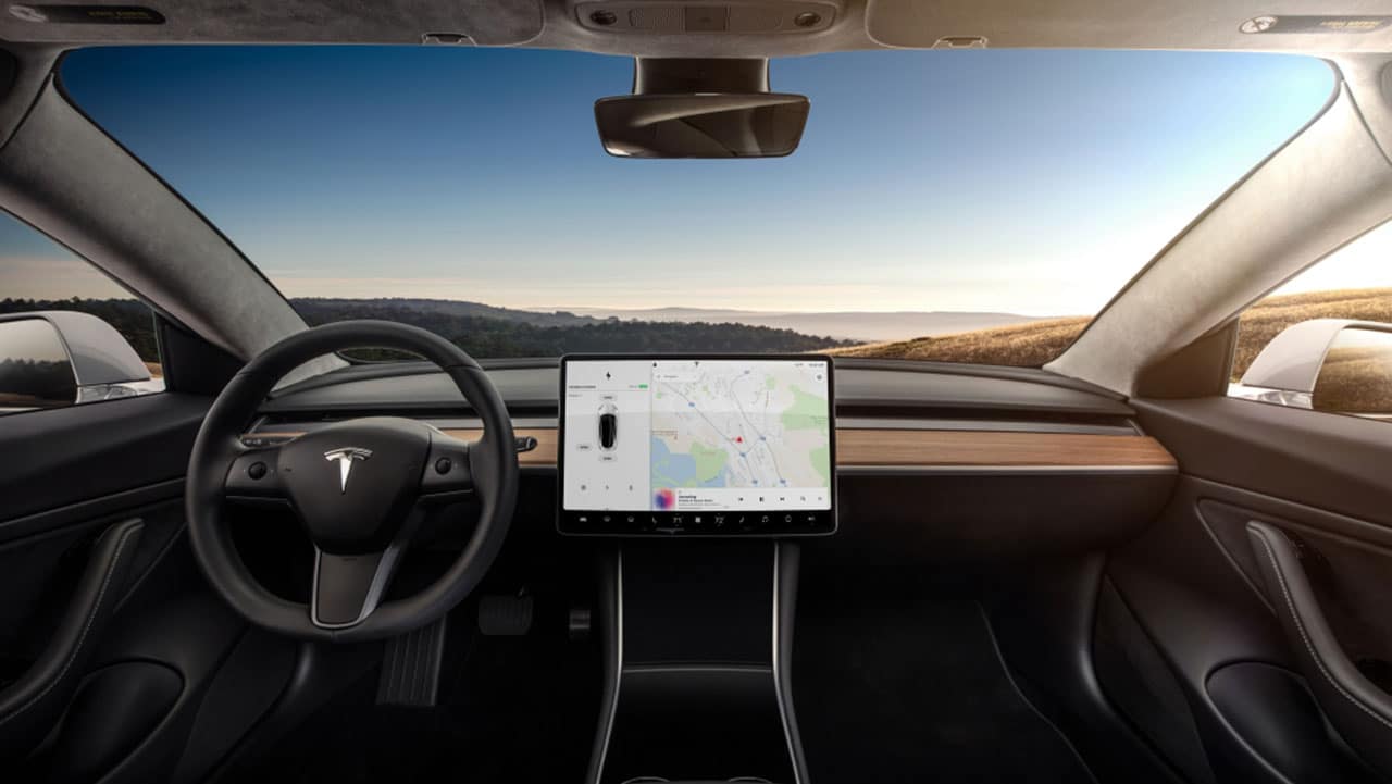 Tesla Model-3 Front panel