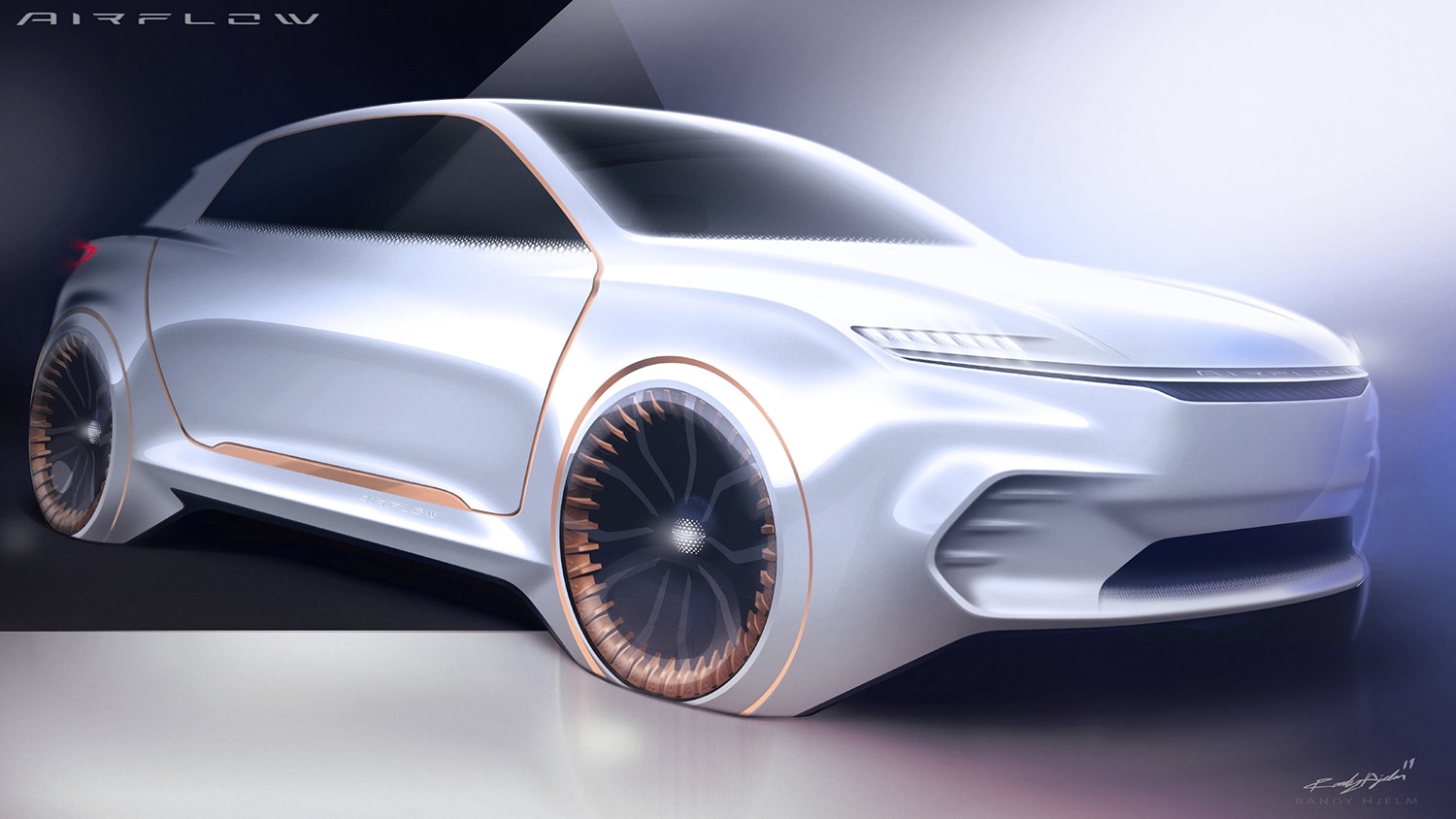Fiat Chrysler Automobiles will exhibit the Airflow Vision Concept at this year's CES in Las Vegas.