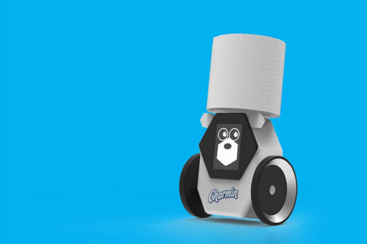 Charmin’s Rollbot will bring a new toilet paper roll when you need it most.