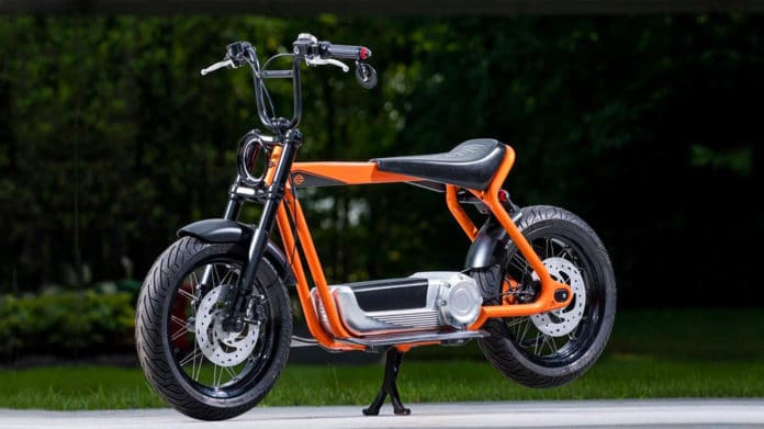 Harley-Davidson revealed its electric scooter concept