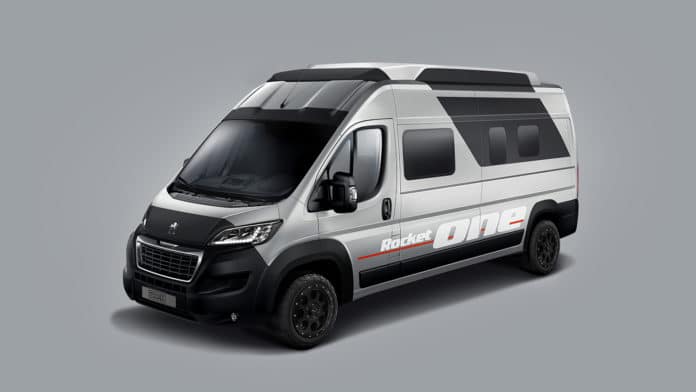 Rocket One has a sporty design and livable space for five members.