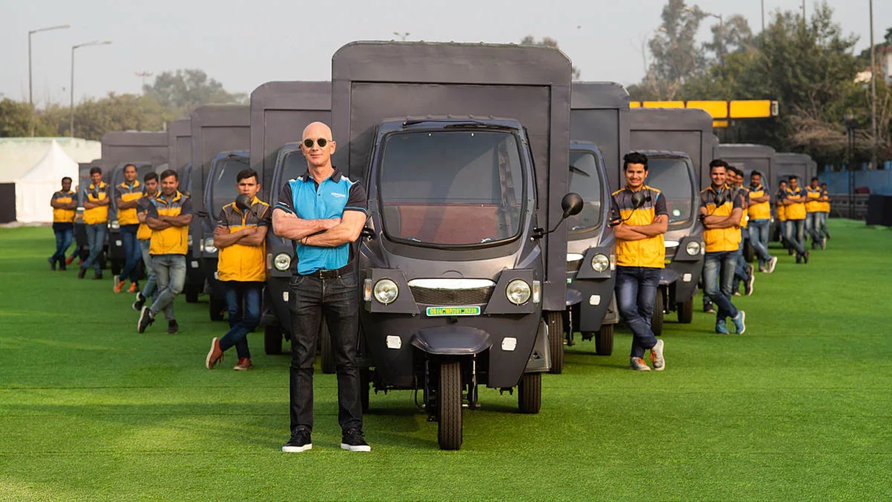 Amazon India aims to add 10,000 electric delivery rickshaws by 2025.