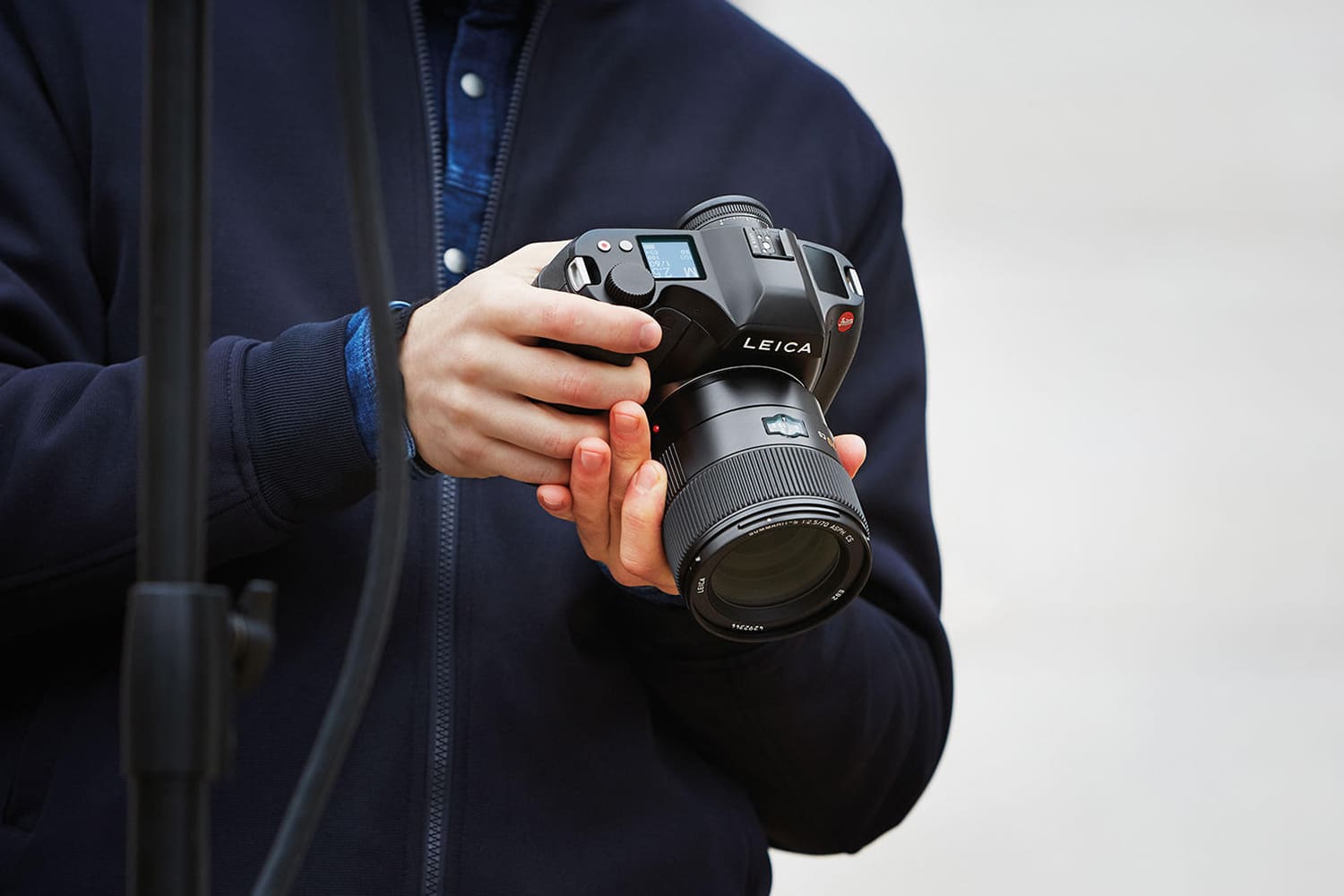 Leica S3 medium format DSLR with 64 megapixels.