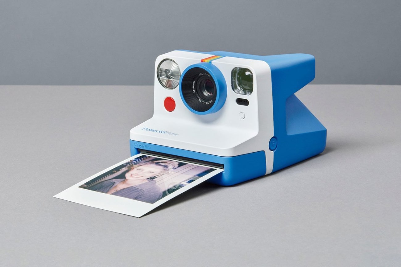 Polaroid Now, a new instant camera with autofocus and improved flash.