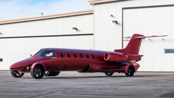Limo-Jet: The private jet transformed into a limousine for sale.