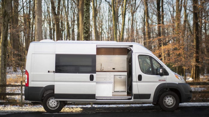 Ready.Set.Van has turned Ram ProMasters into camper vans that use Tesla batteries.