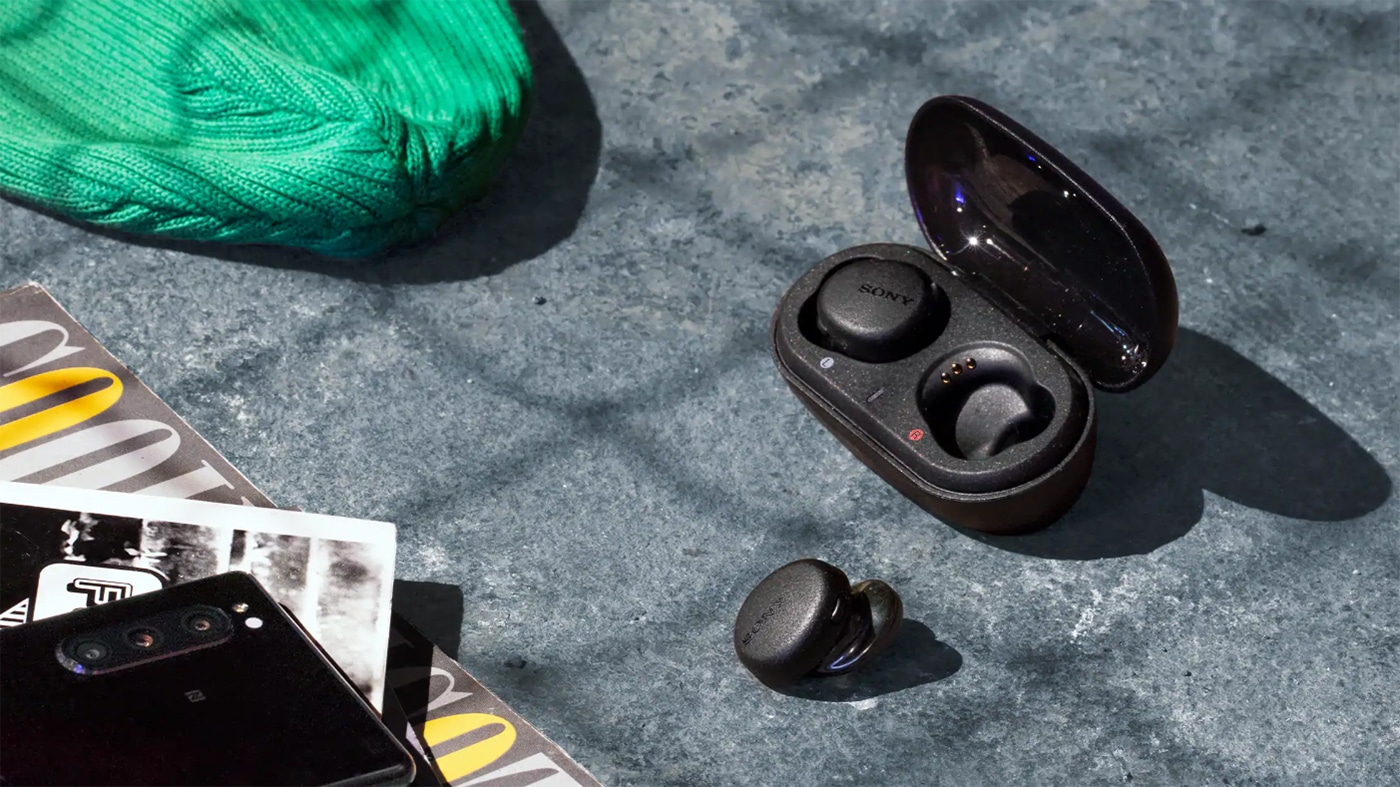 Sony’s new truly wireless earbuds offer 9 hours of autonomy.