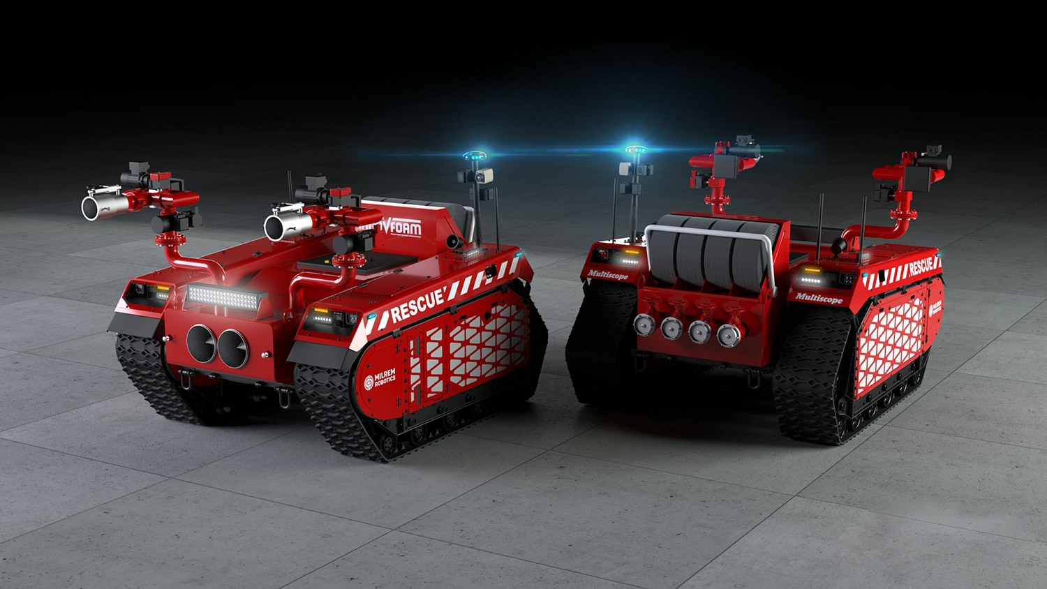 Firefighting robots to assist or even replace firefighters in dangerous environments.