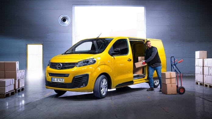 Opel Vivaro-e, its first all-electric medium-sized delivery van.