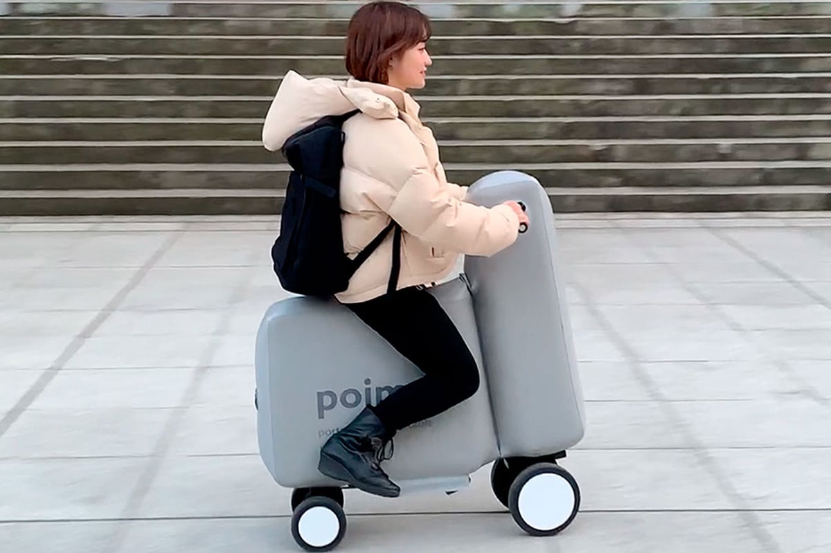 Meet Poimo, a portable and inflatable e-bike prototype.