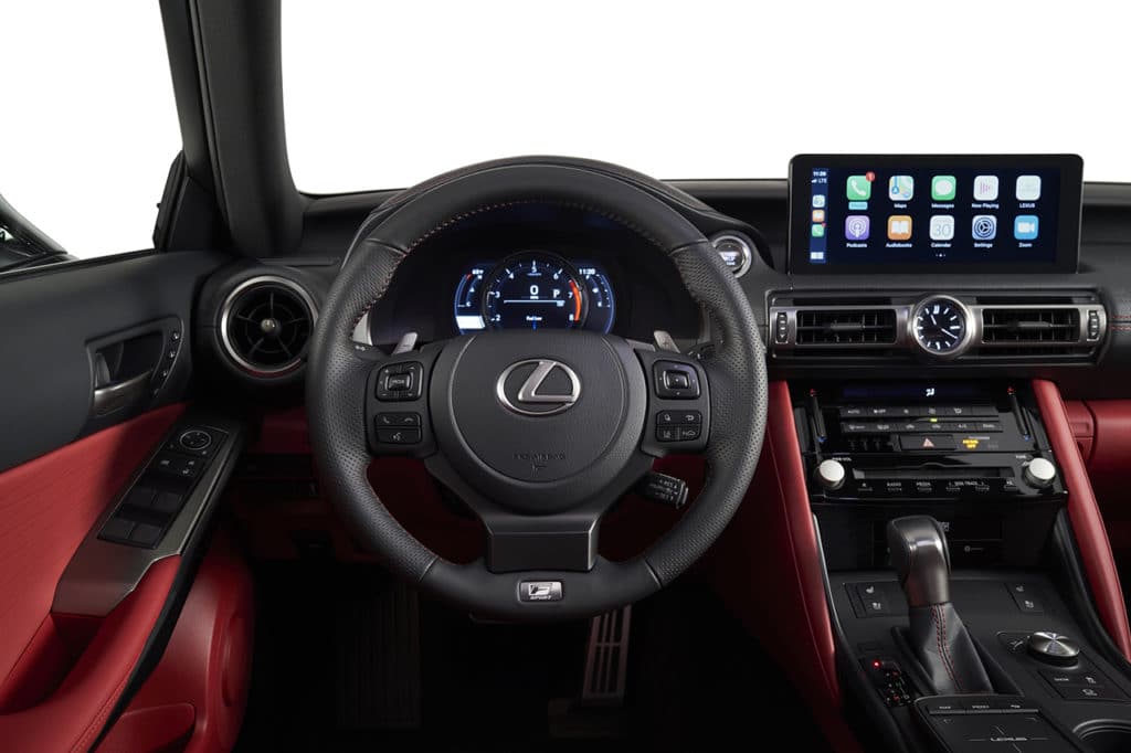 New multimedia system with available 10.3-inch touchscreen.