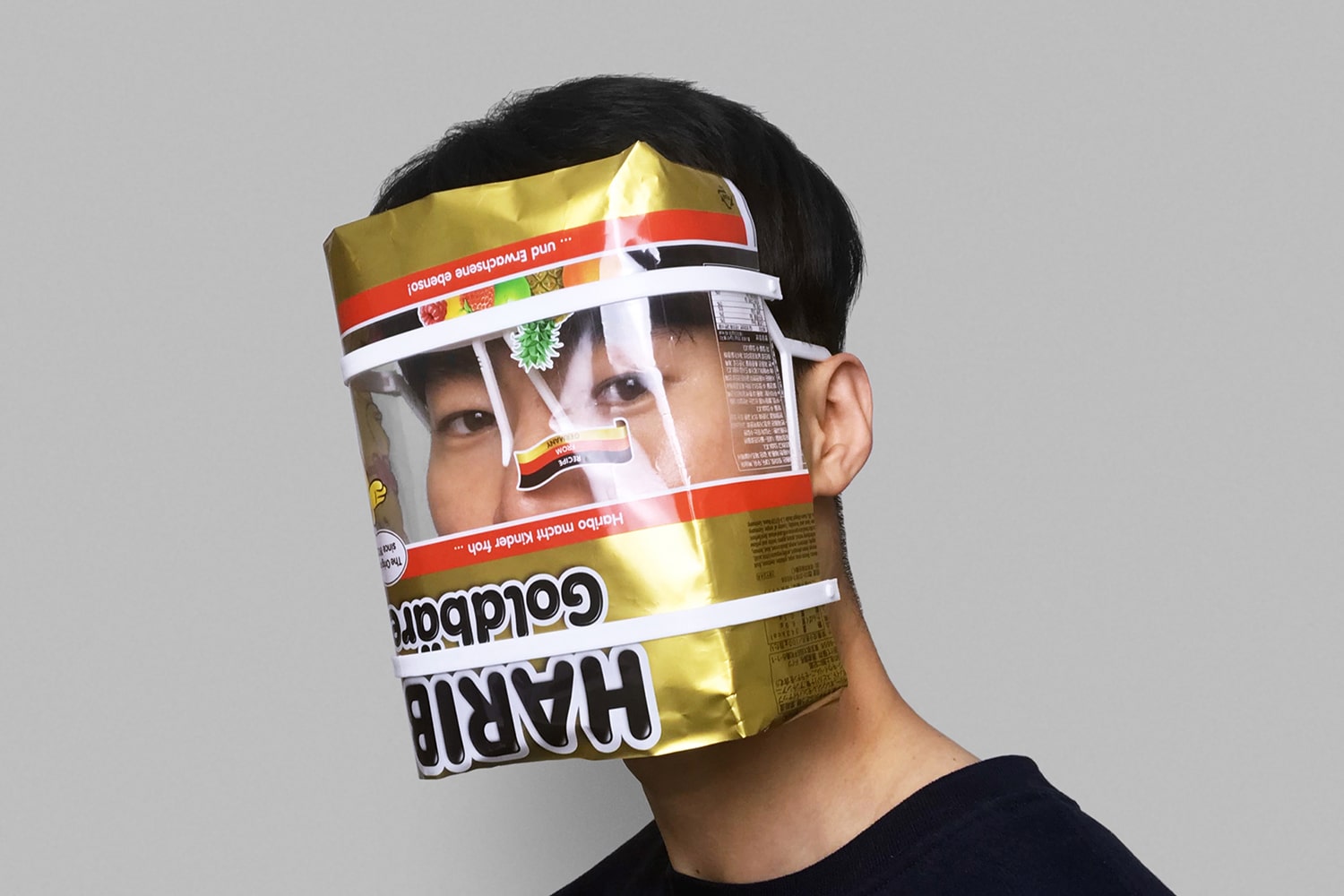 Innovative 'ANYTHING' face shield that you can make using anything.