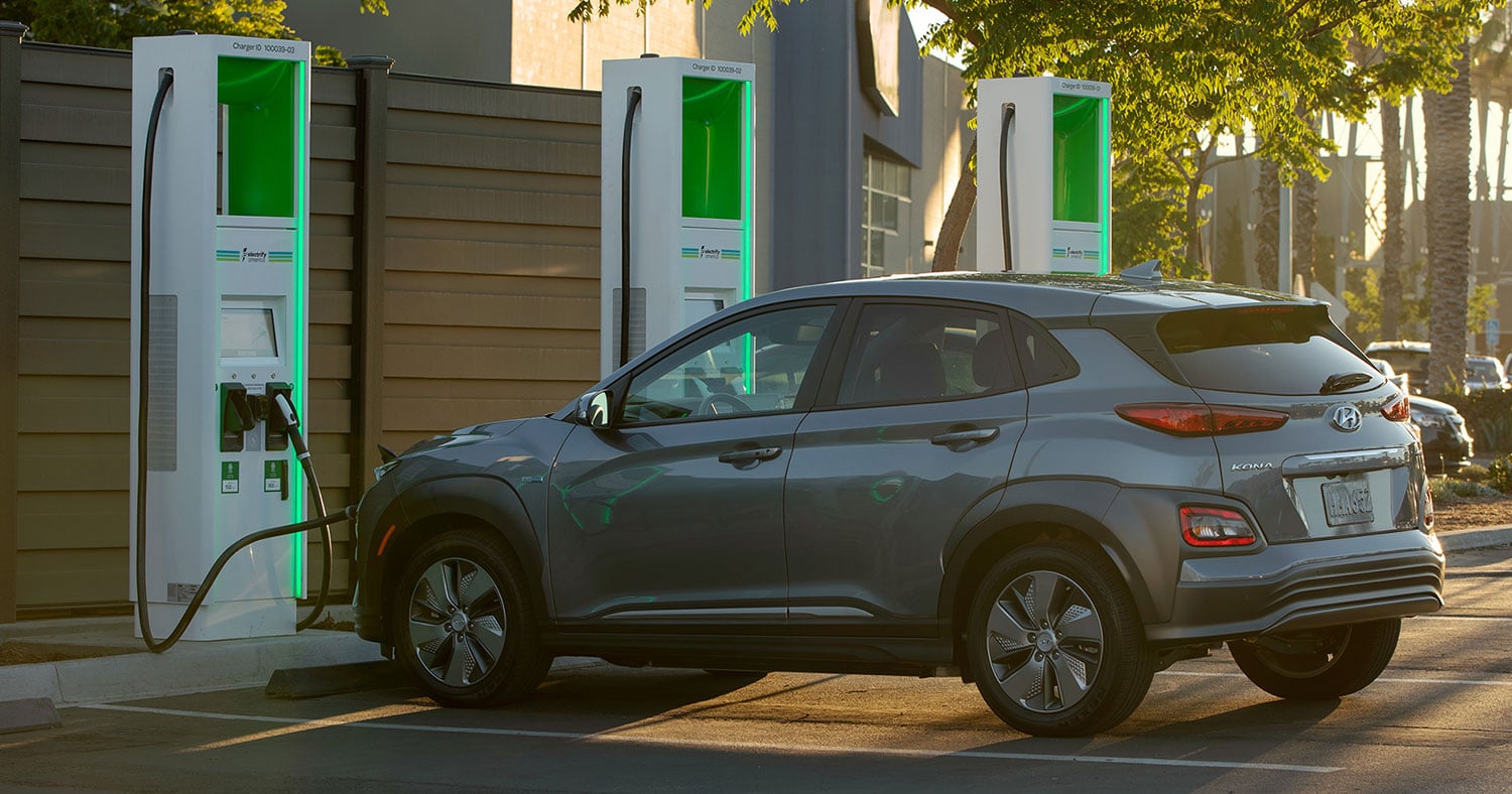 Electrify America's DC fast-charging network.