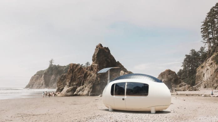 Ecocapsule SPACE is a smaller, affordable semi off-grid micro-home.