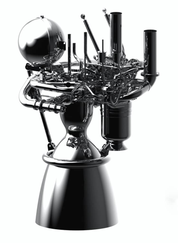 Prometheus, a liquid-fueled rocket engine.