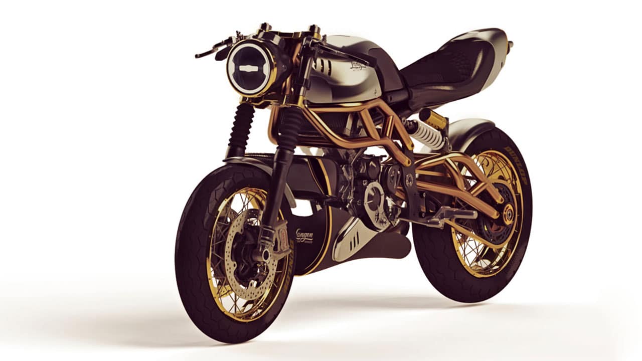 Langen Motorcycles unveils a charming cafe racer with modern 2-stroke engine
