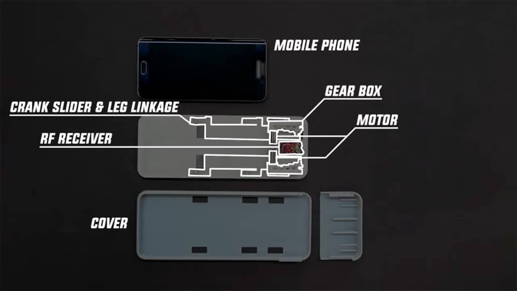 CaseCrawler gear box and motor