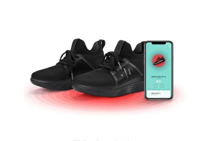 DropLabs' EP 01 audio enabled sneaker let you feel the music through feet.