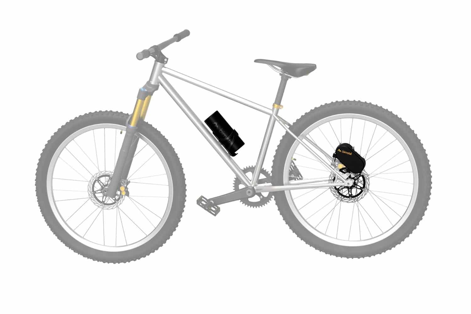 Brake-mounted Bimotal Elevate turns mountain bikes into electric bicycles