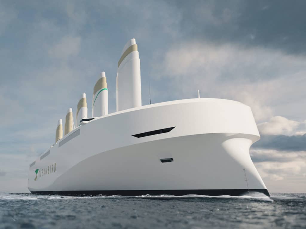 The massive vessel is capable of transporting up to 7,000 cars