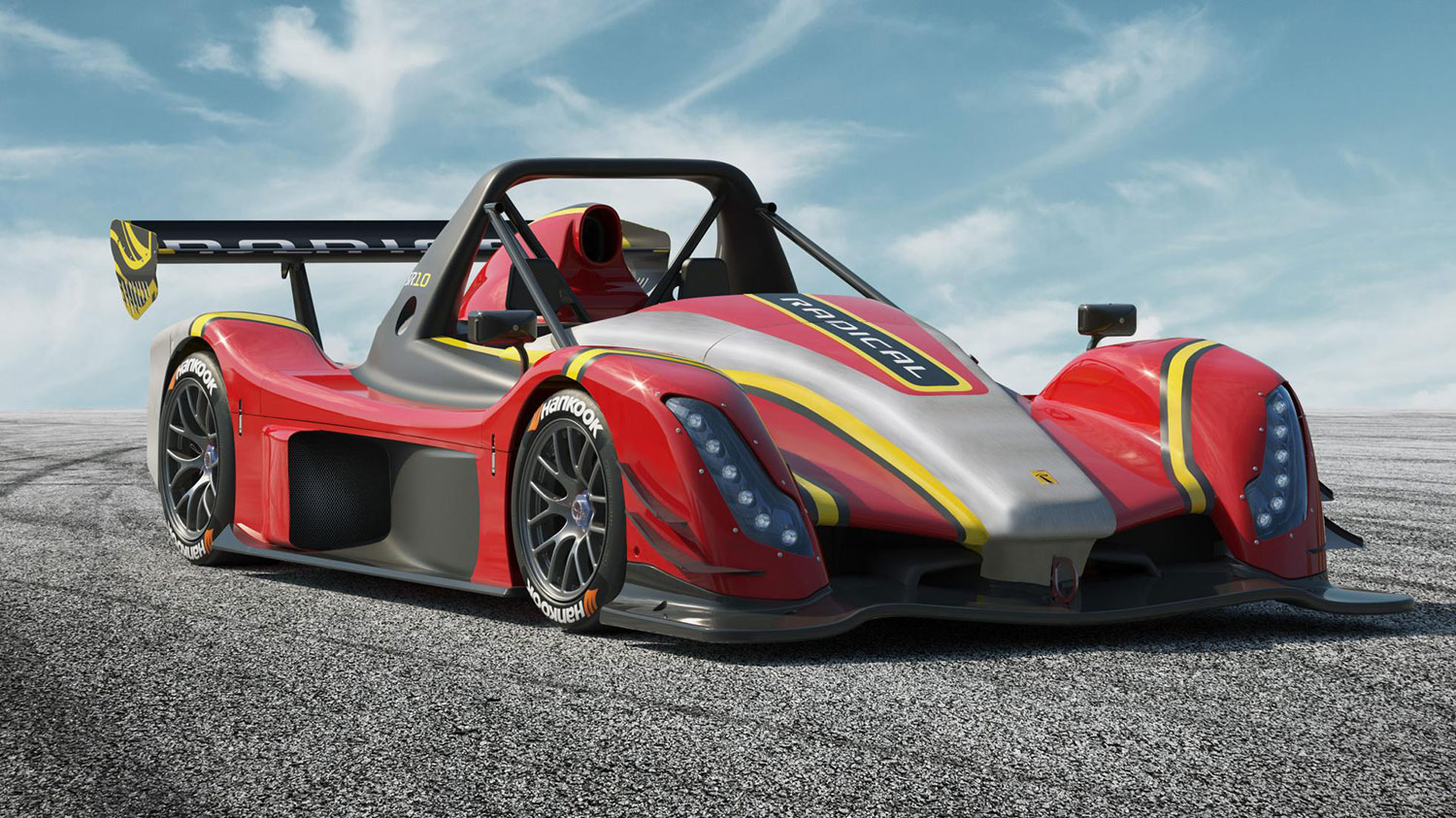 New Radical SR10, a lightweight racetrack cars with 425 horsepower.