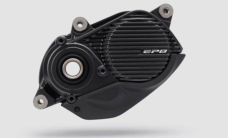 Shimano's new electric motor is lighter and more compact than previous models.