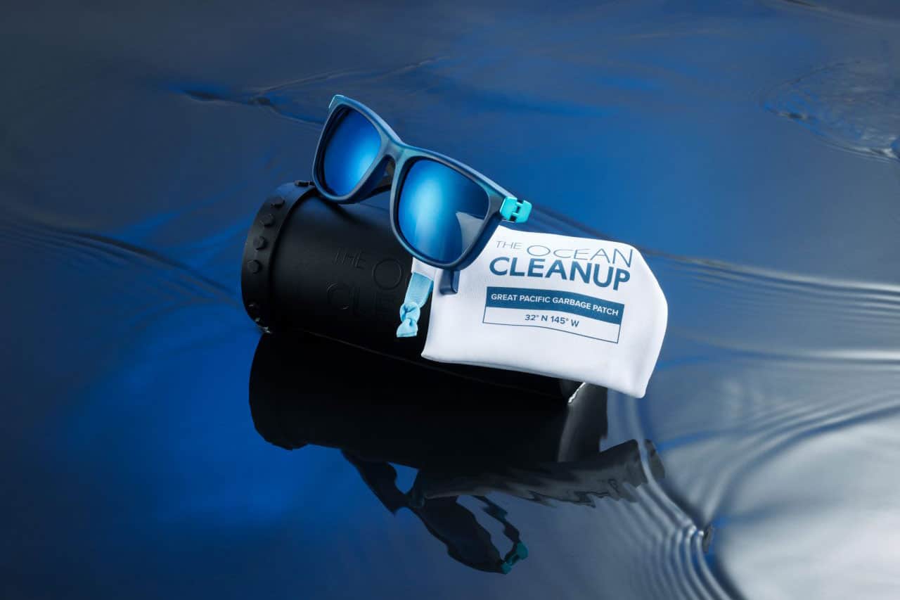 Ocean Cleanup revealed its first sunglasses made from recovered plastic.