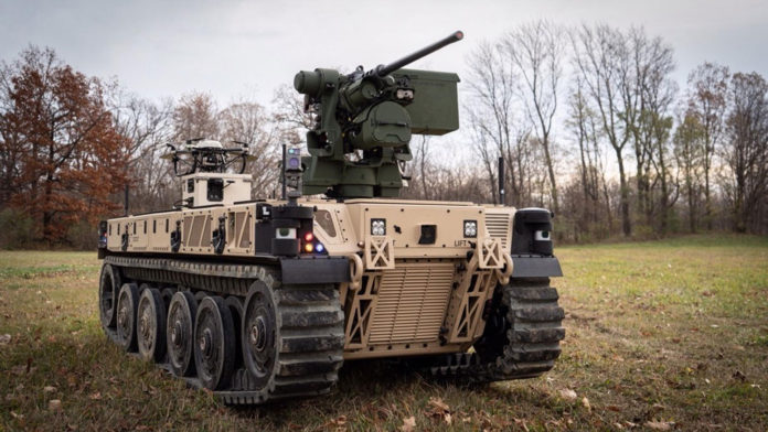 The US Army received the first RCV-L robots from QinetiQ for testing.