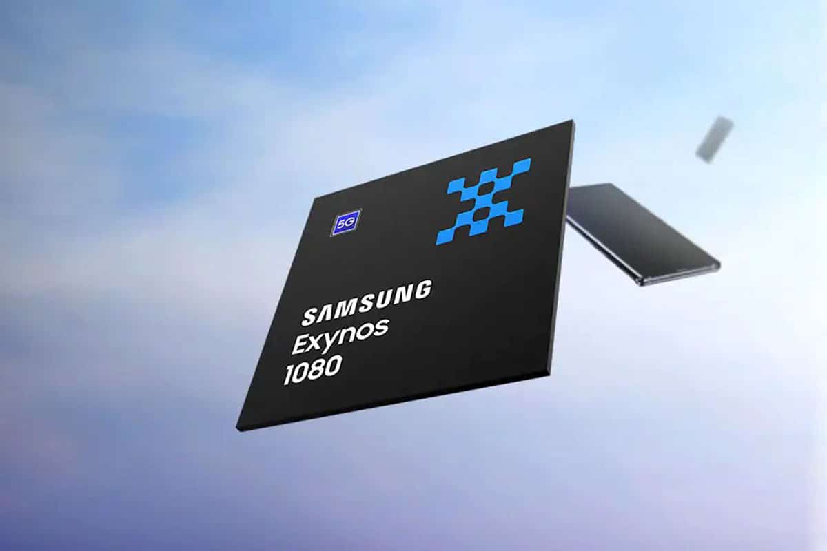 Samsung Exynos 1080 mobile processor is its first five-nanometer chip.
