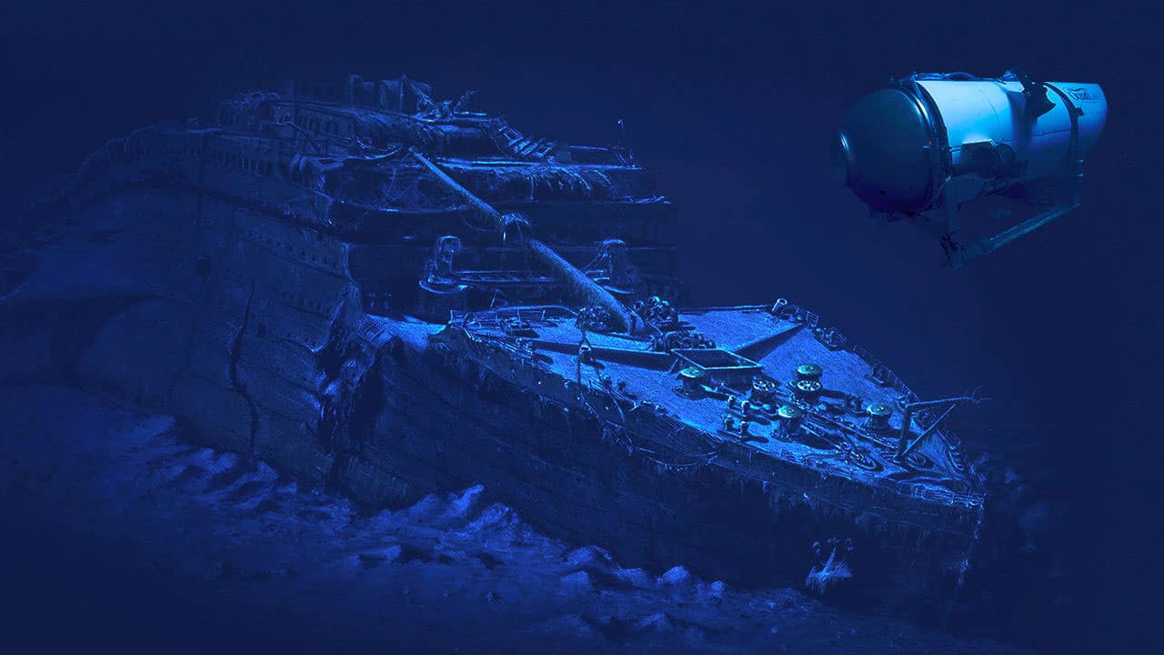 Titanic Submarine Scene