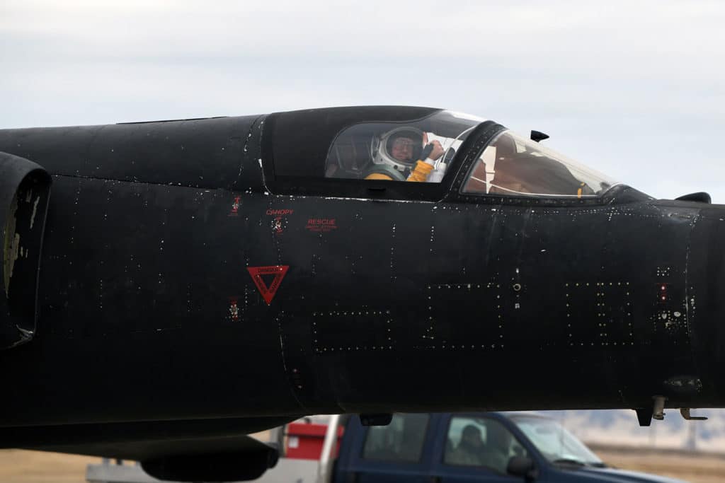 Maj. “Vudu”, a U-2 Dragon Lady pilot assigned to the 9th Reconnaissance Wing.