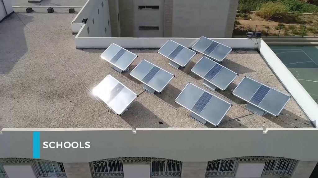 Solar-powered hydropanel harvests up to 10 liters of drinking water per day from air.