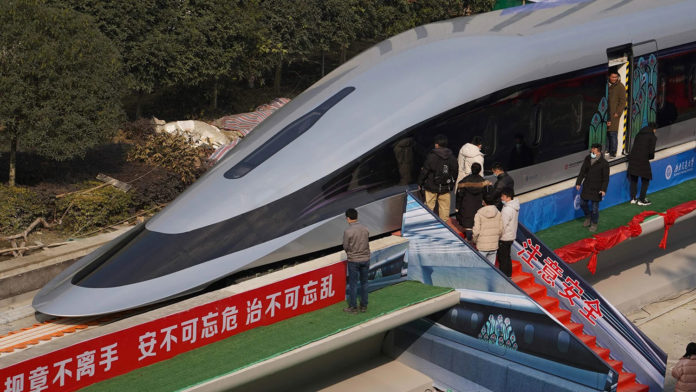 China unveils a new high-speed Maglev train prototype that can reach 620 km/h