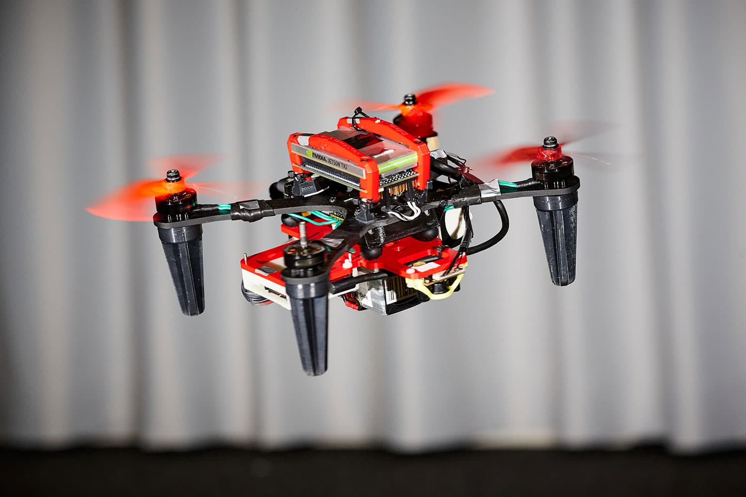 Onboard cameras can be used to keep drones flying when a motor fails