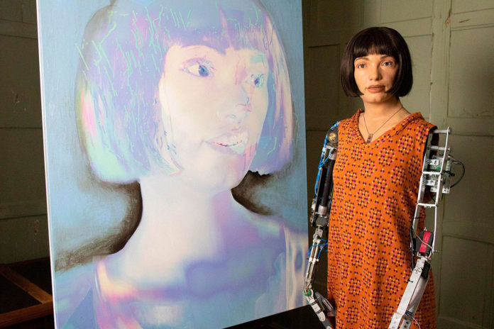 First robot artist Ai-Da to exhibit self-portraits this summer