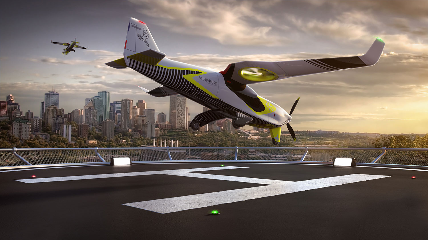 Ascendance unveils a long-range, low emissions hybrid propulsion VTOL aircraft.