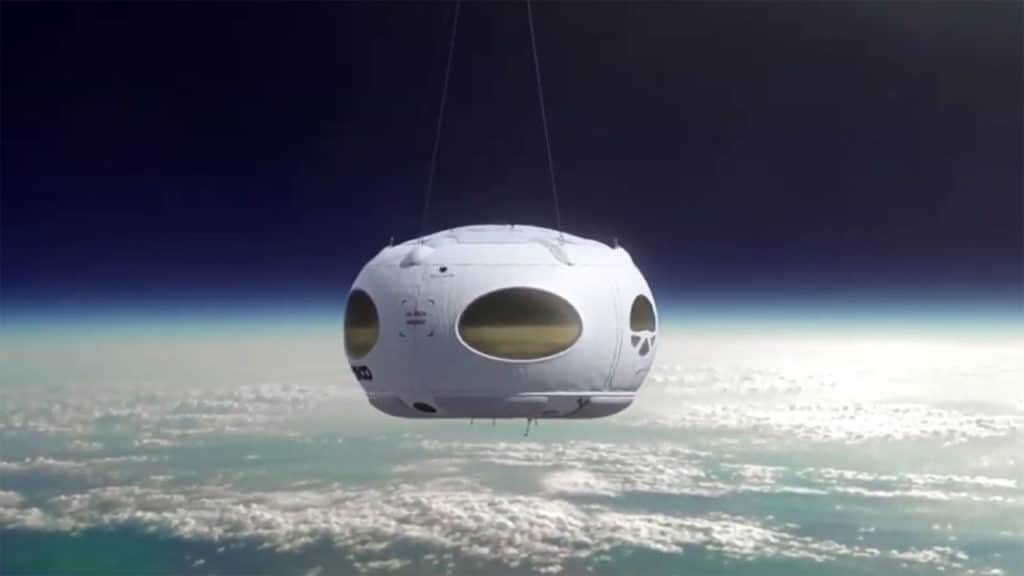 Spanish company plans to send tourists to space in helium balloons.