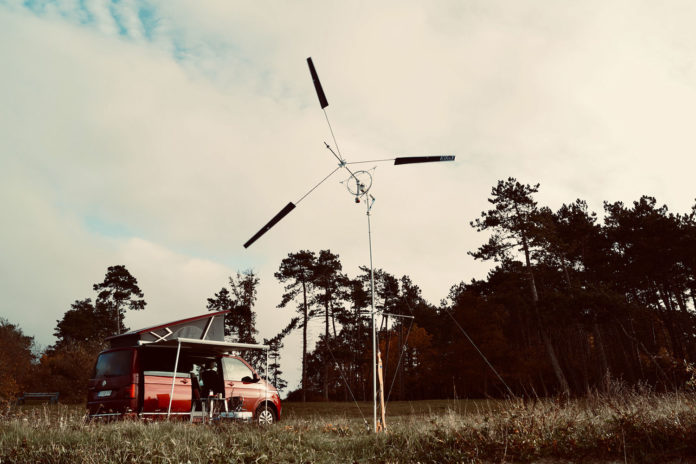 Wind Catcher, a portable, powerful wind turbine that setup in 15 minutes