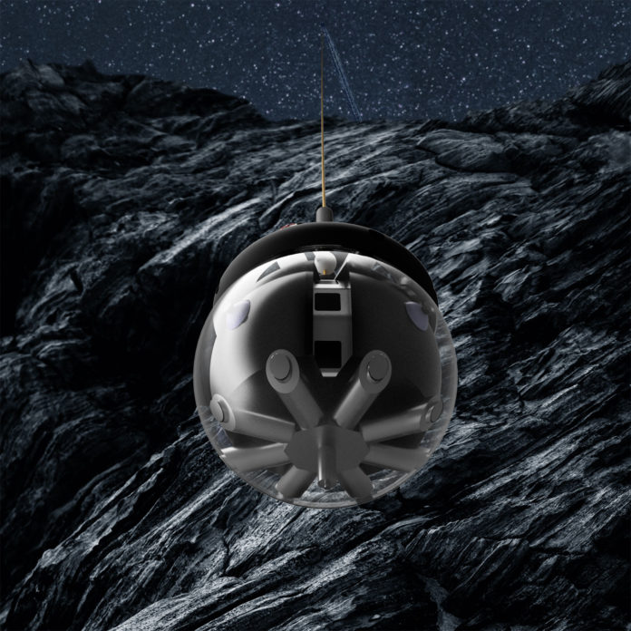 DAEDALUS, the robotic sphere to explore the depths of lunar caves