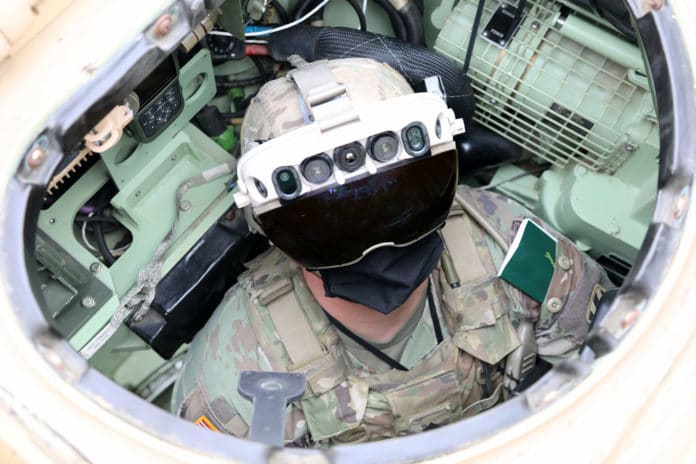 U.S. Army's new IVAS goggle help soldiers see through the walls of combat vehicle.
